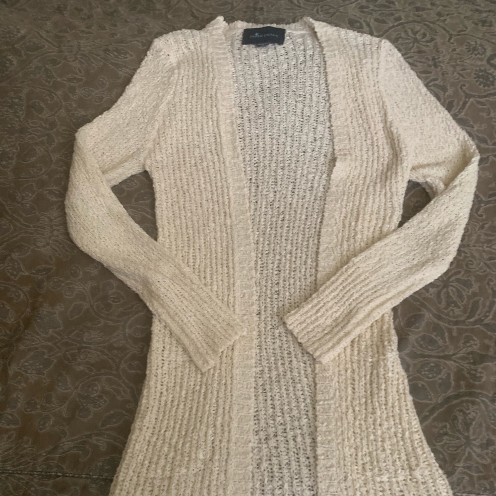 Paper Crane open front sweater